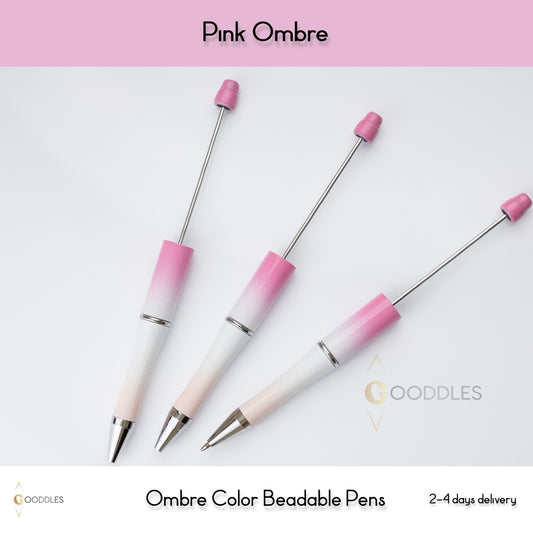 Pink Ombre Beadable Pens