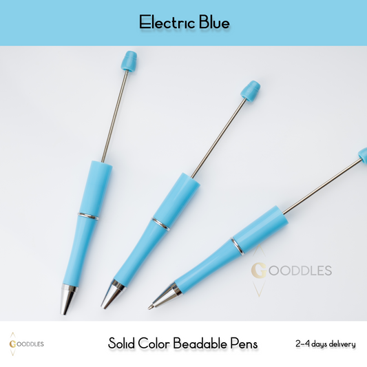 Electric Blue Solid Color Pens