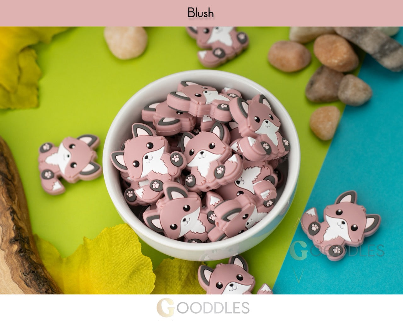 Fox Silicone Focal Beads