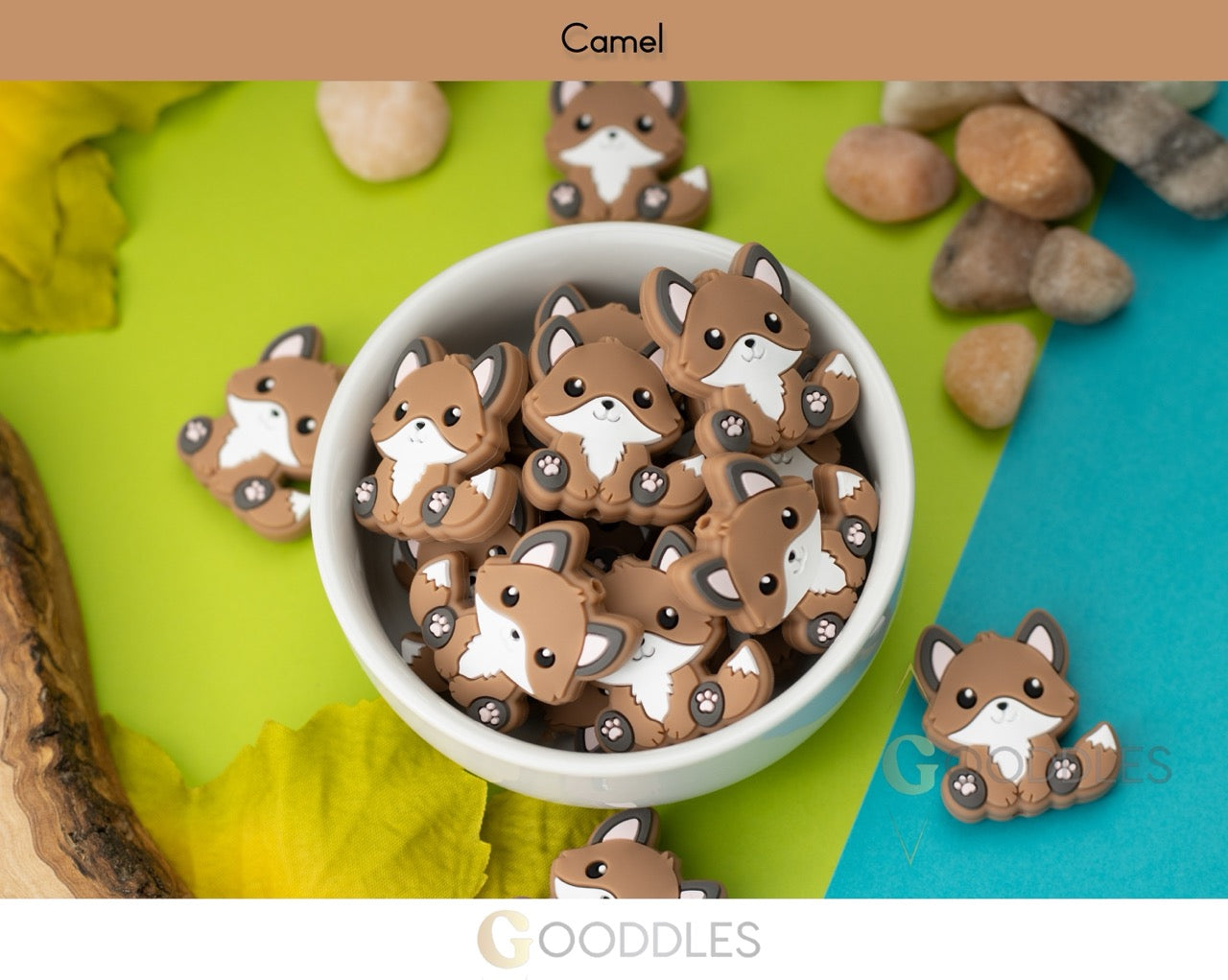 Fox Silicone Focal Beads