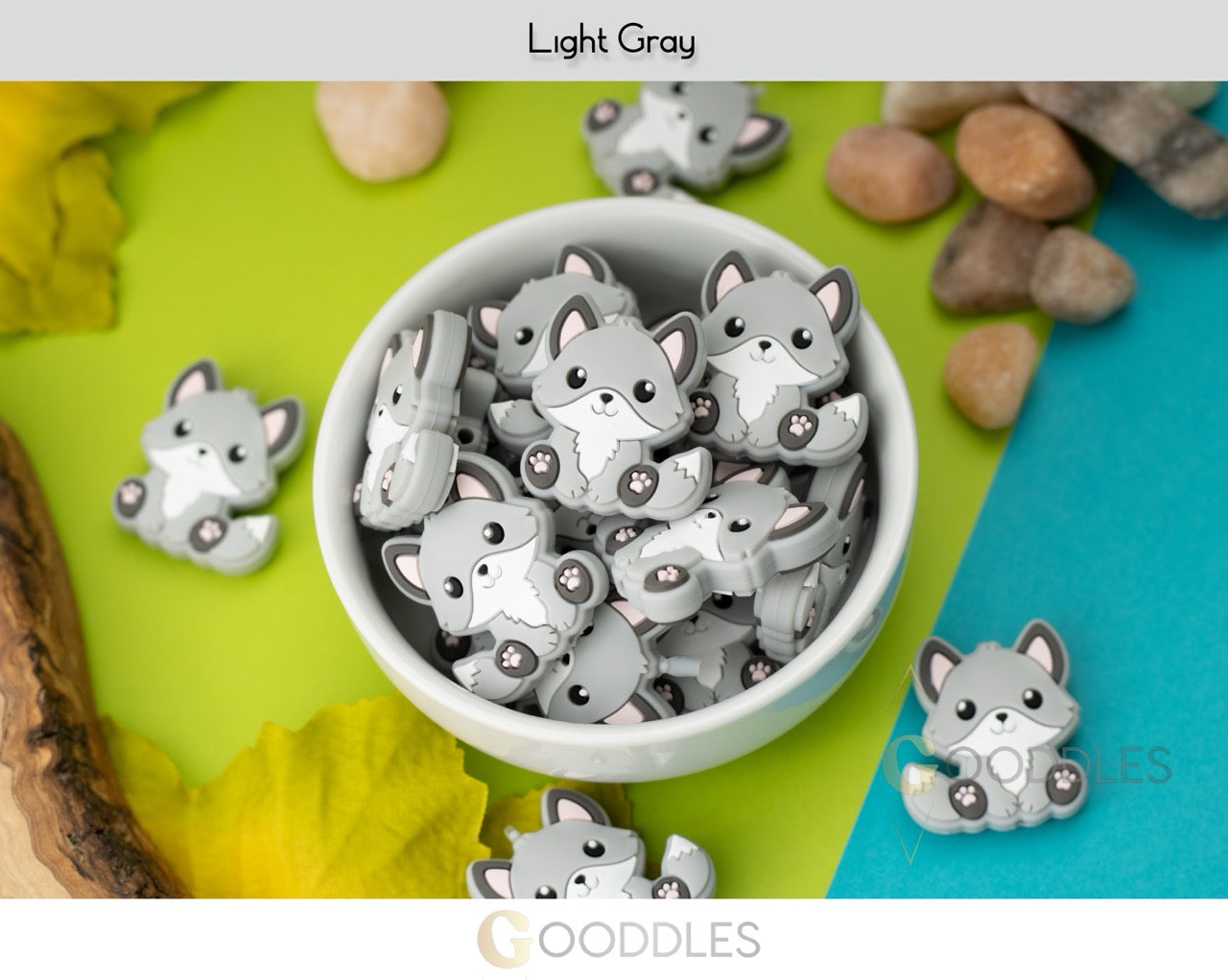 Fox Silicone Focal Beads