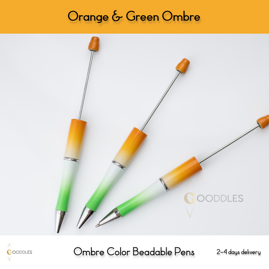 Orange & Green Ombre
