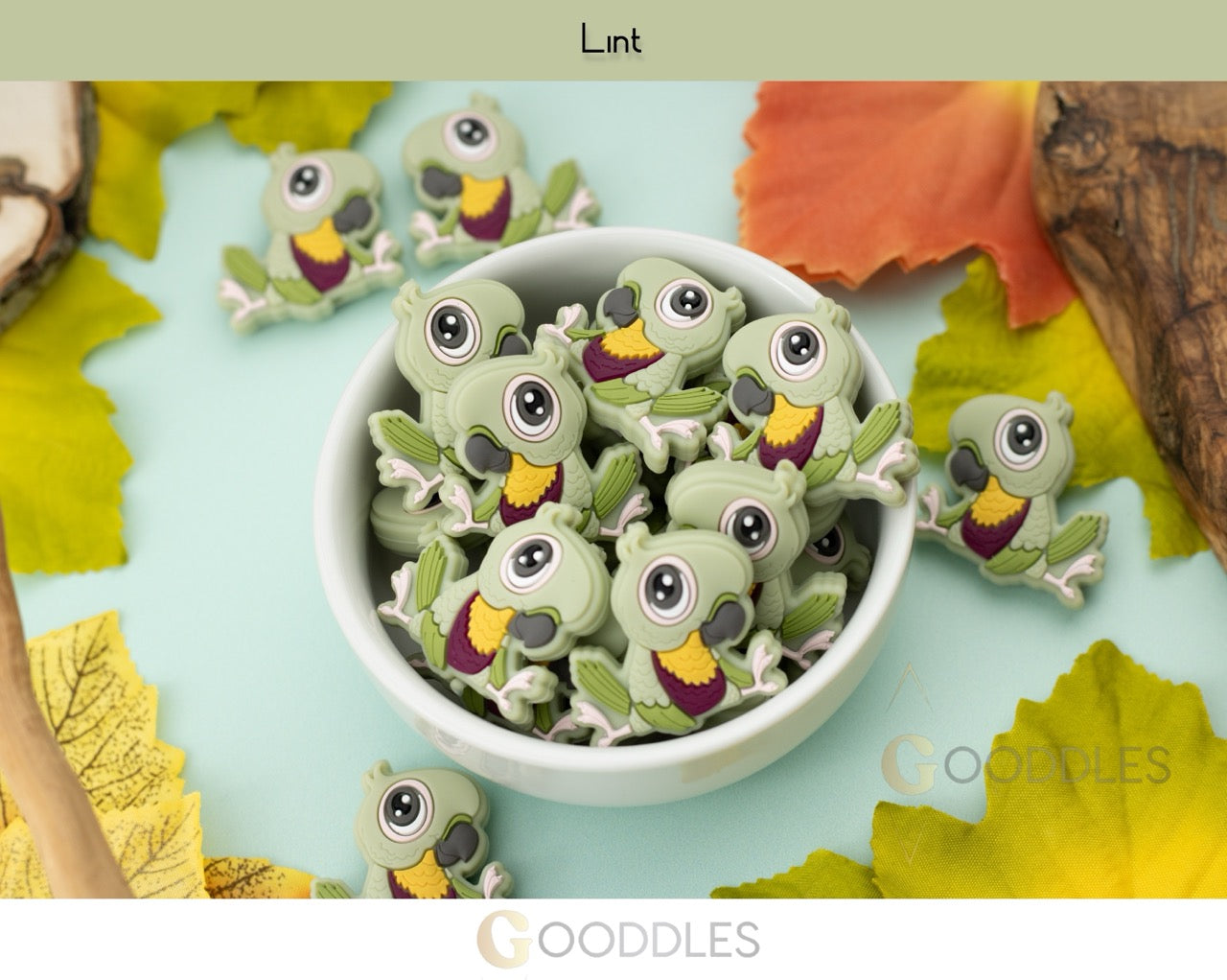 Parrot Silicone Focal Beads