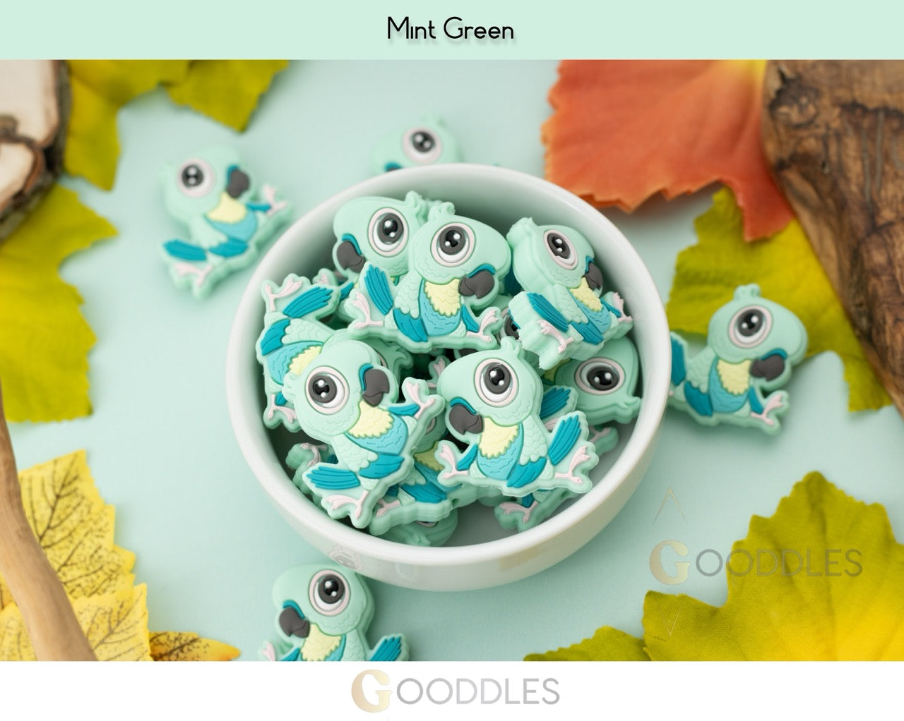 Parrot Silicone Focal Beads