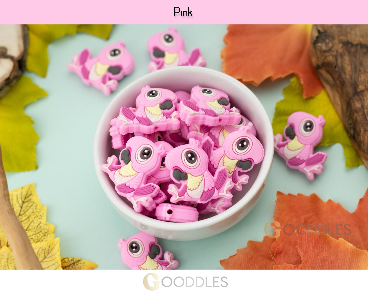 Parrot Silicone Focal Beads