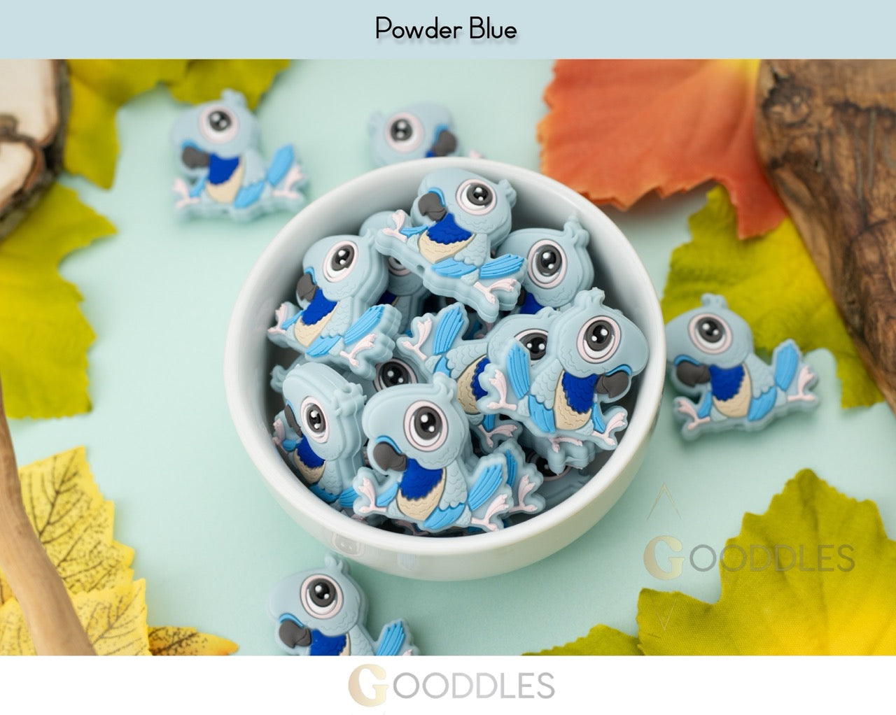 Parrot Silicone Focal Beads