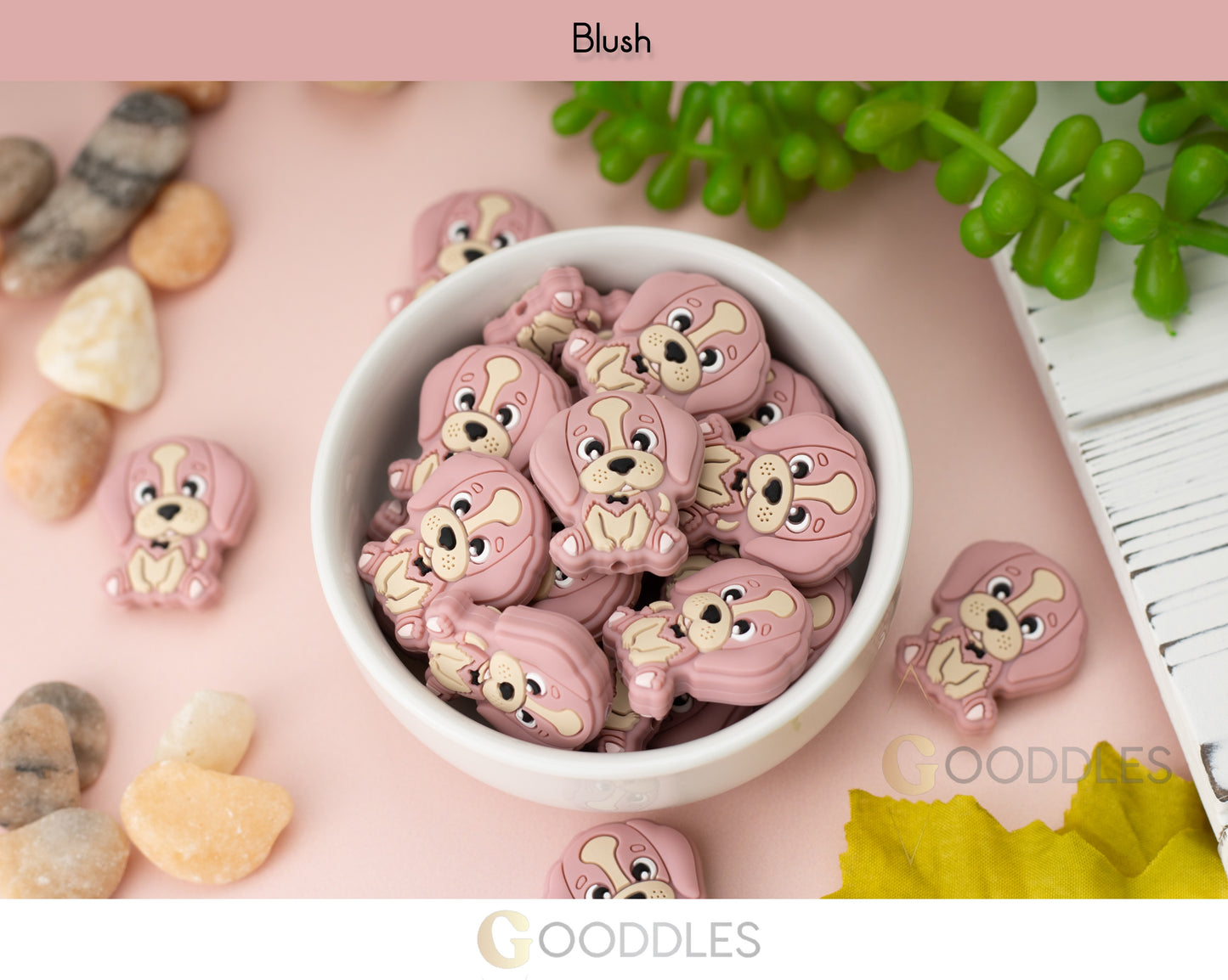 Puppy Silicone Focal Beads