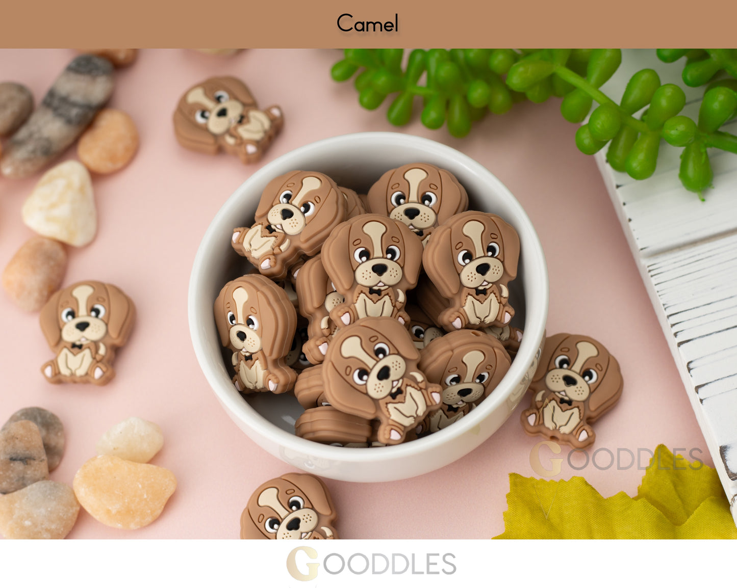 Puppy Silicone Focal Beads