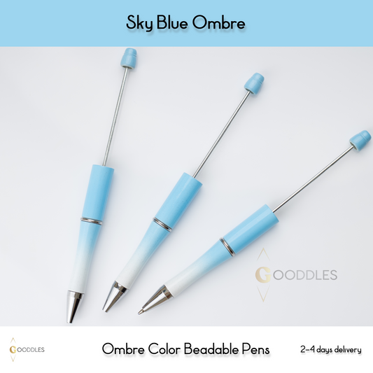 Sky Blue Ombre Pens