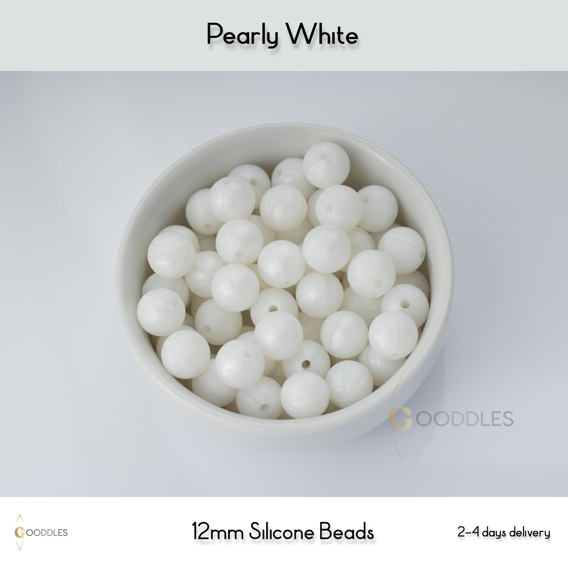 5Pcs Round Silicone Beads, Silicone Pearl, 15mm Bulk Silicone