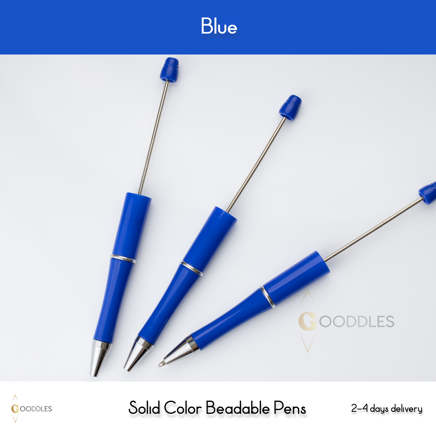 Blue Solid Color Pens