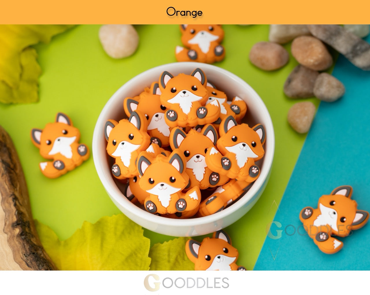 Fox Silicone Focal Beads