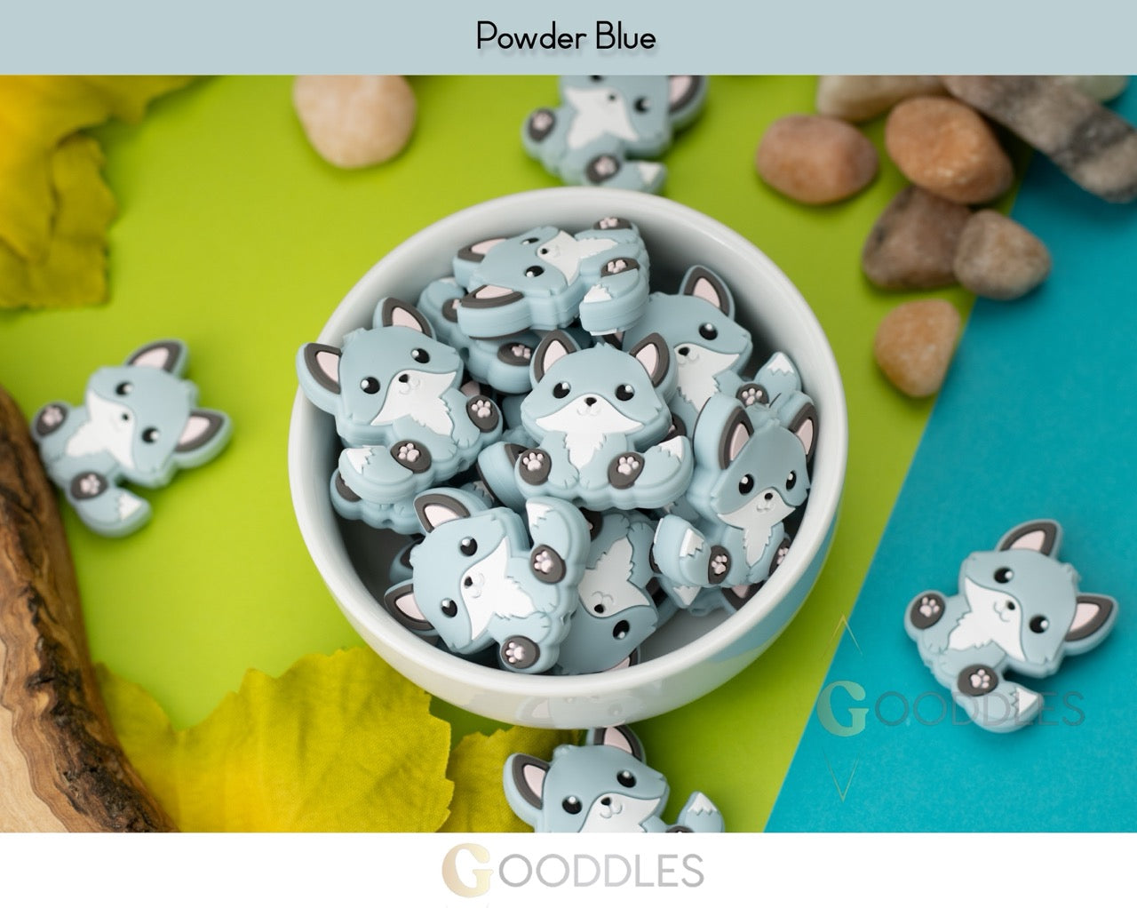 Fox Silicone Focal Beads