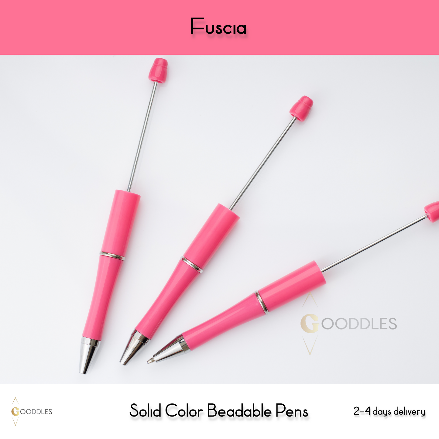 Fuscia Solid Color Pens
