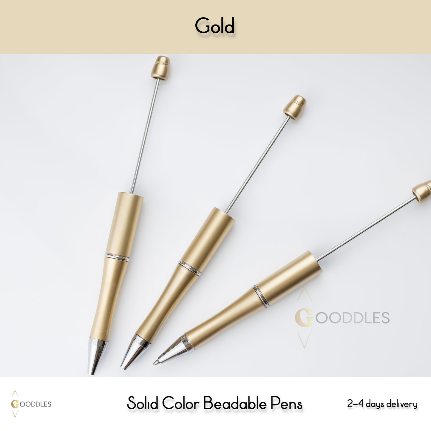 Gold Solid Color Pens