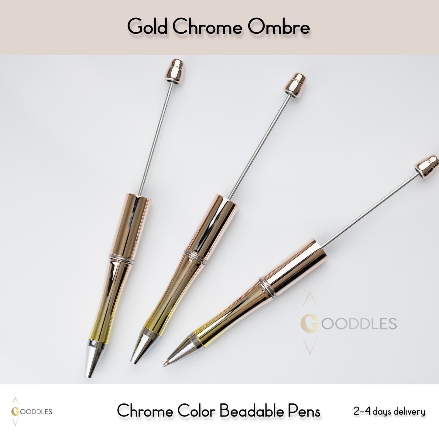 Gold Chrome Ombre Pens