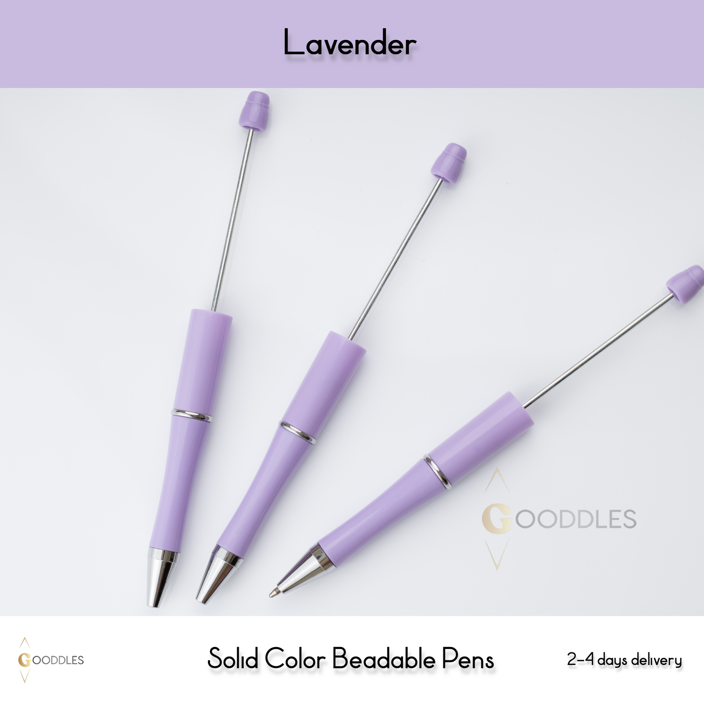 Lavender Solid Color Pens