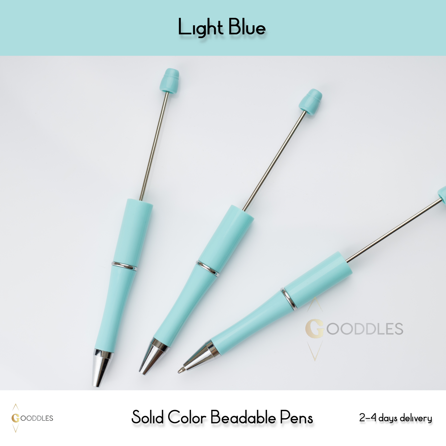 Light Blue Solid Color Pens