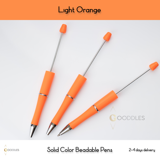 Light Orange Solid Color Pens