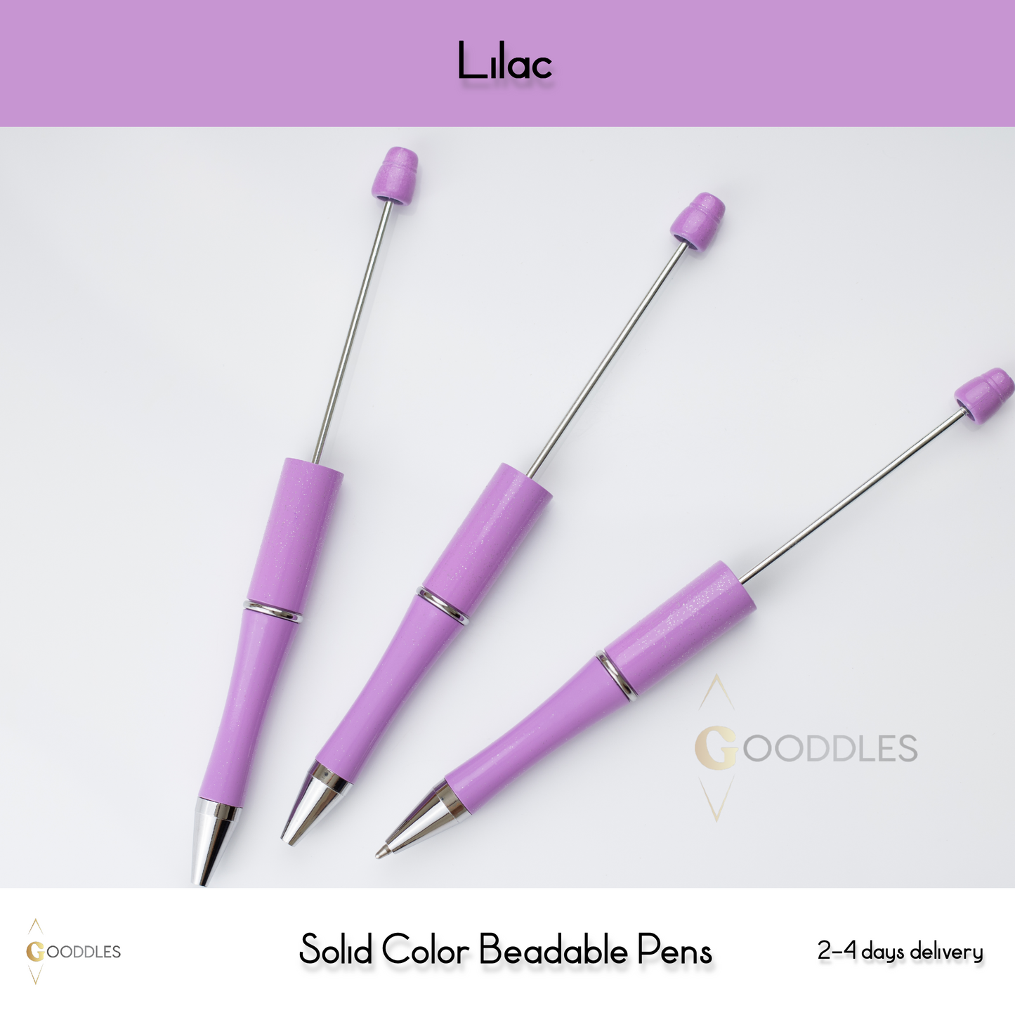 Lilac Solid Color Pens