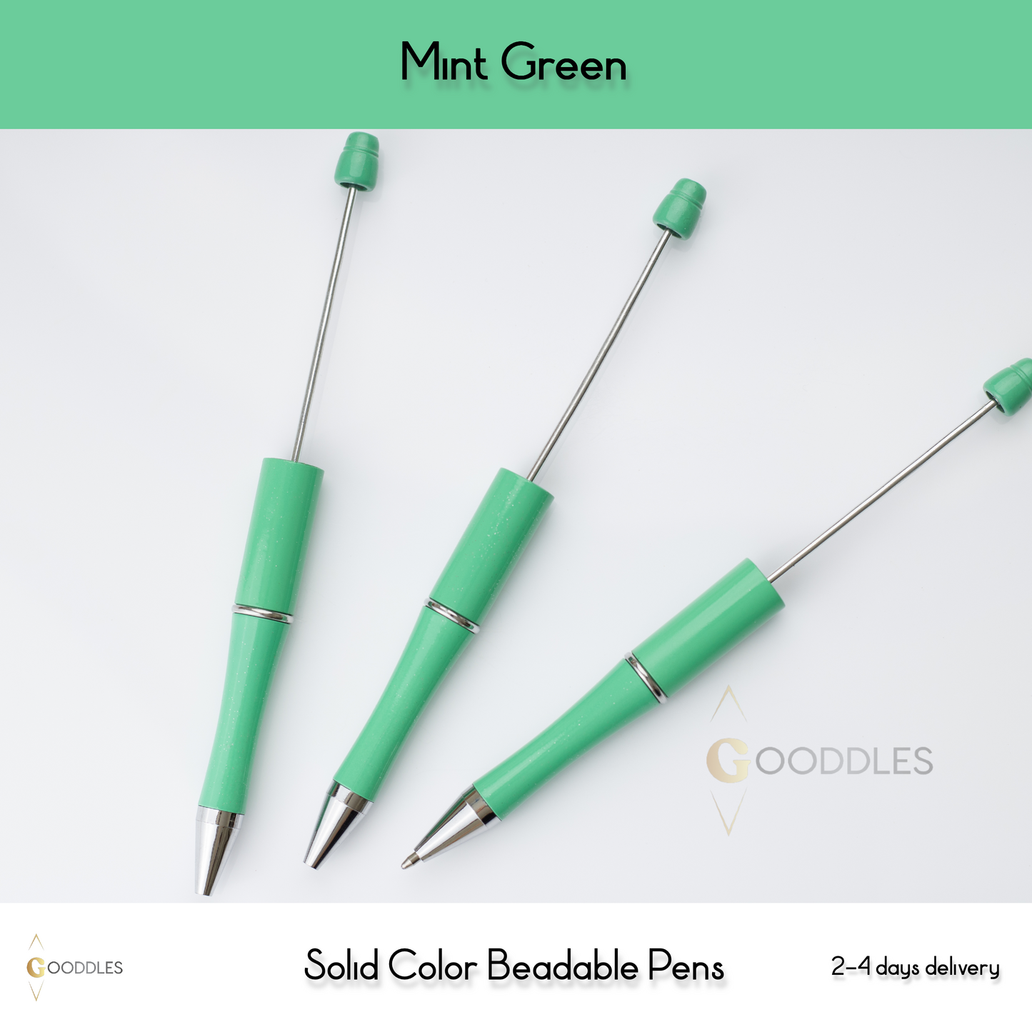 Mint Green Solid Color Pens