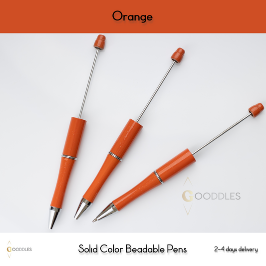 Orange Solid Color Pens