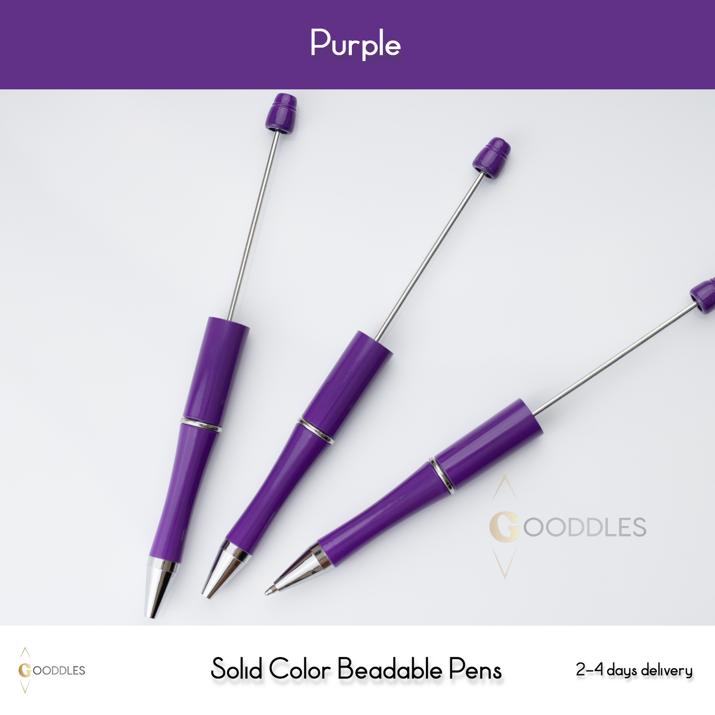 Purple Solid Color Pens