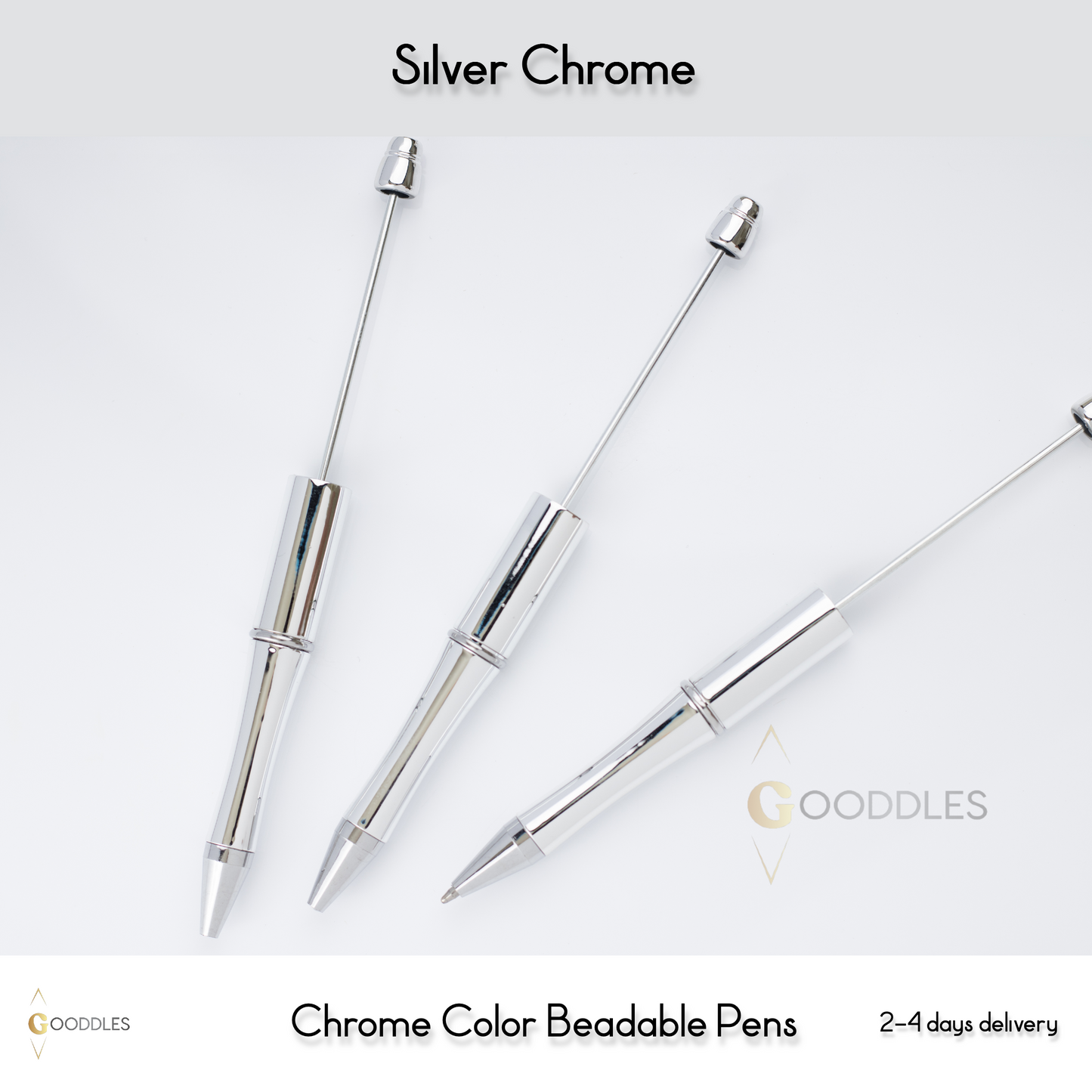 Silver Chrome Pens